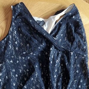 Lane Bryant black lace cocktail dress